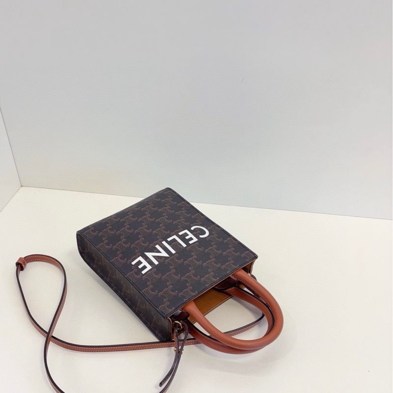 閒置Celine 賽琳 mini tote凱旋門老花琴譜包-3