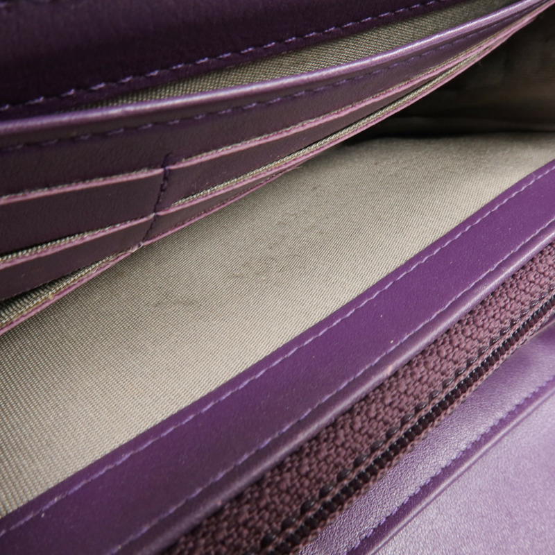 CHANEL 漆皮皮革Long Wallet銀扣長錢包-17