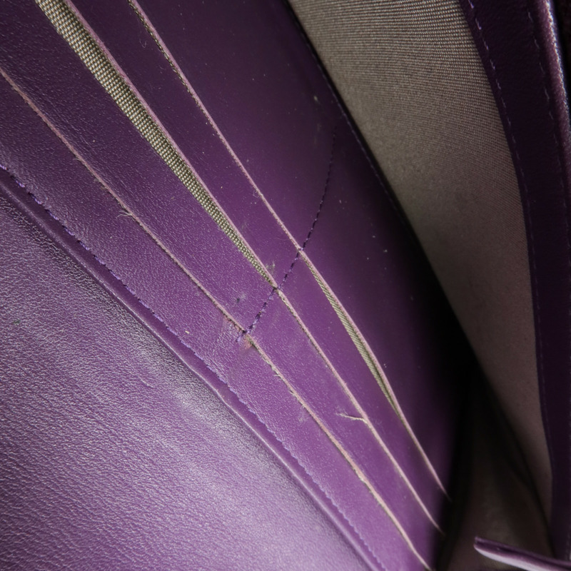 CHANEL 漆皮皮革Long Wallet銀扣長錢包-18