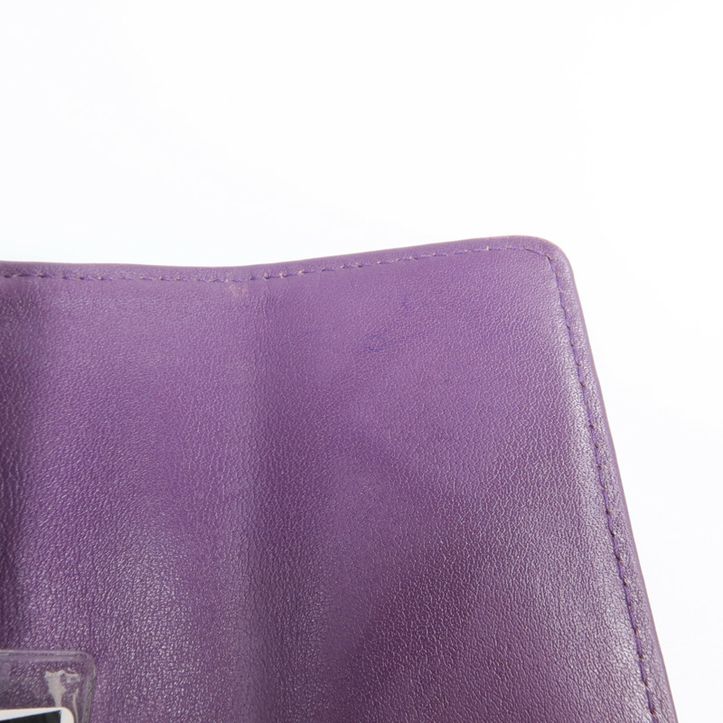 CHANEL 漆皮皮革Long Wallet銀扣長錢包-22