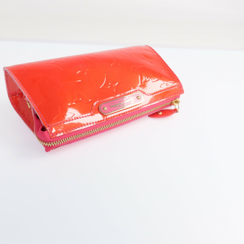 LOUIS VUITTON Monogram Vernis Trousse Cosmetic Pouch金扣手拿包-4