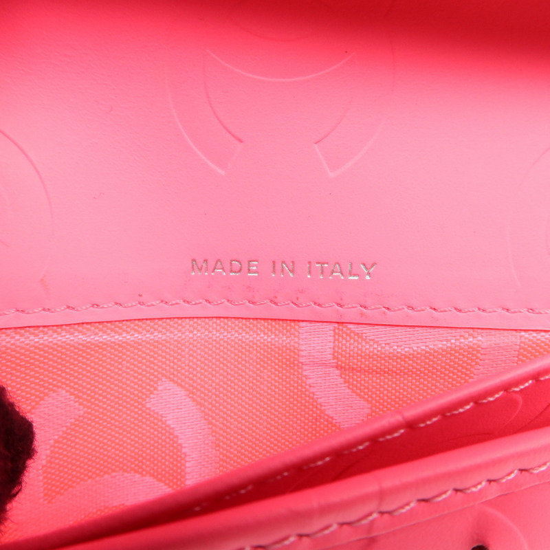 CHANEL 牛皮皮革Cambon Long Wallet銀扣長錢包-14