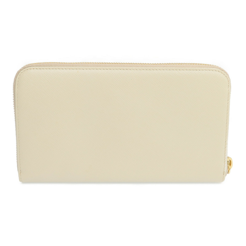 PRADA Saffiano皮革Zipper Long Wallet金扣長錢包-1