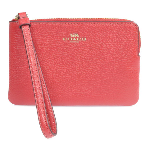 COACH 牛皮皮革Wallet金扣長錢包
