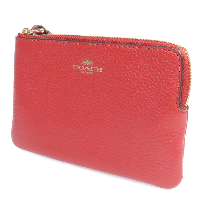 COACH 牛皮皮革Wallet金扣長錢包-2