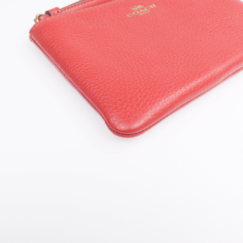 COACH 牛皮皮革Wallet金扣長錢包-6