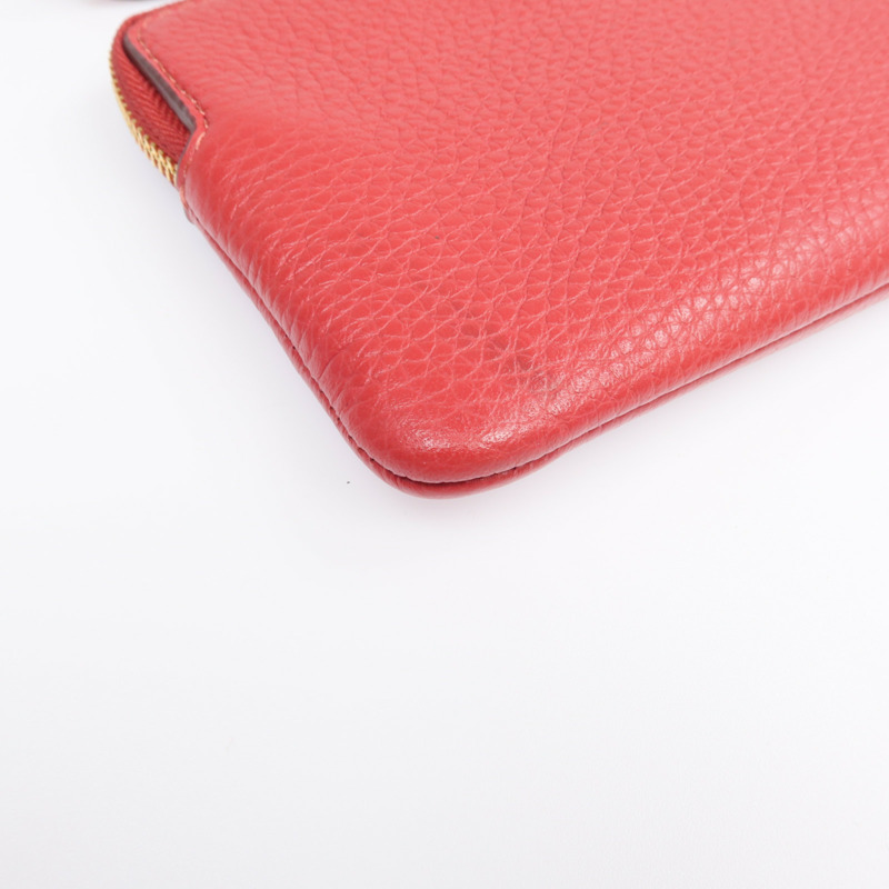 COACH 牛皮皮革Wallet金扣長錢包-8