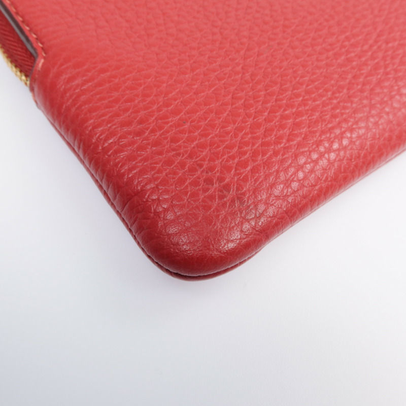 COACH 牛皮皮革Wallet金扣長錢包-15