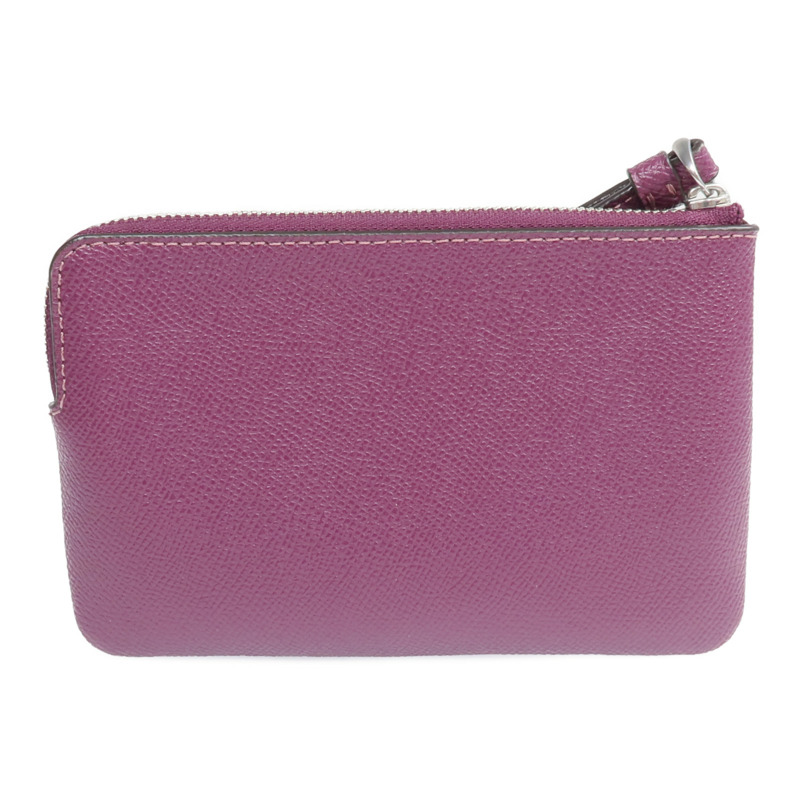 COACH 牛皮皮革Wallet銀扣長錢包-1