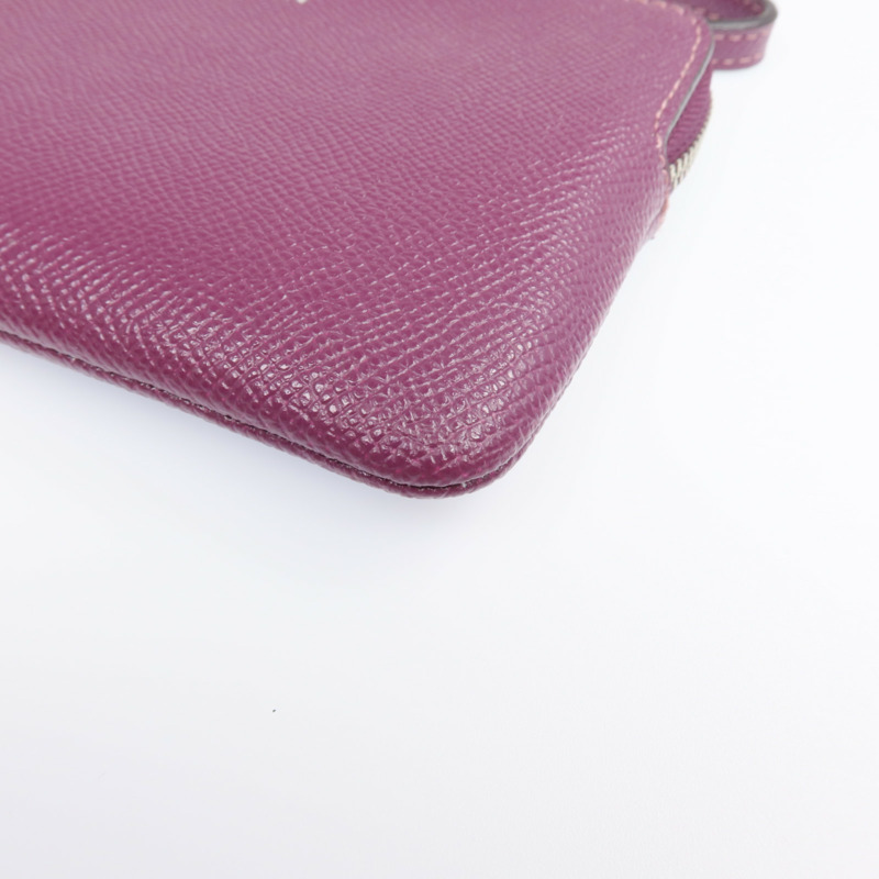 COACH 牛皮皮革Wallet銀扣長錢包-5