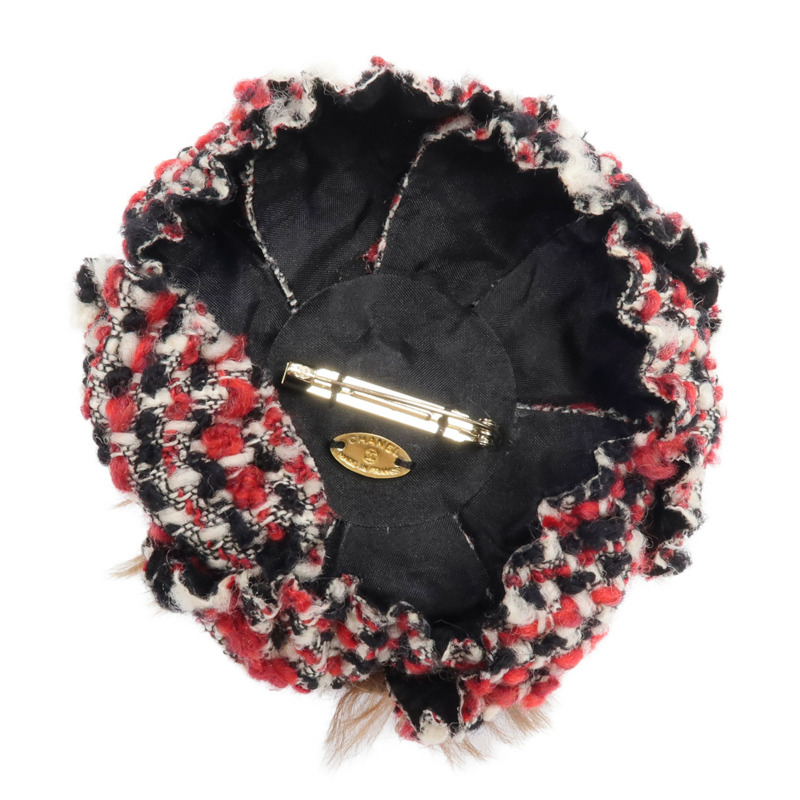 CHANEL 棉質Brooch胸針-3