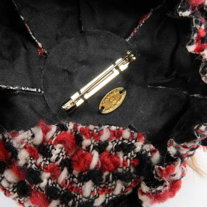CHANEL 棉質Brooch胸針-4