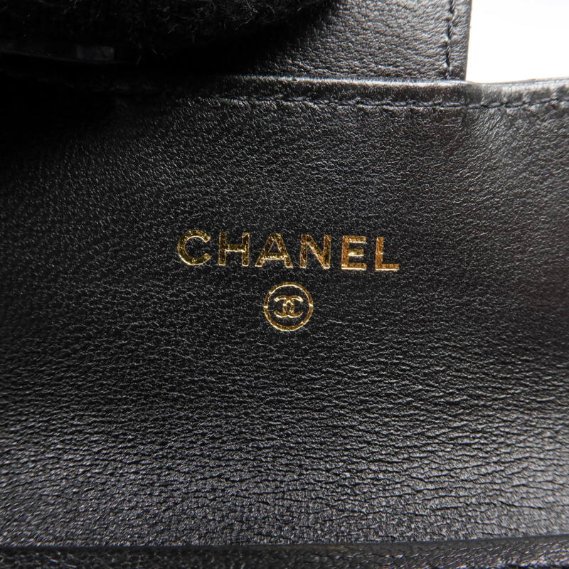 CHANEL 羊皮皮革Card Case金扣卡片套-12
