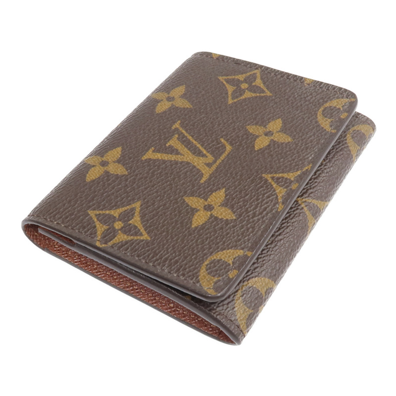 LOUIS VUITTON Monogram Enveloppe Carte De Visite金扣Card Case-3