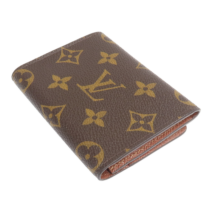 LOUIS VUITTON Monogram Enveloppe Carte De Visite金扣Card Case-4