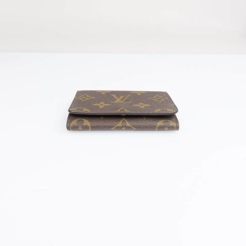LOUIS VUITTON Monogram Enveloppe Carte De Visite金扣Card Case-5