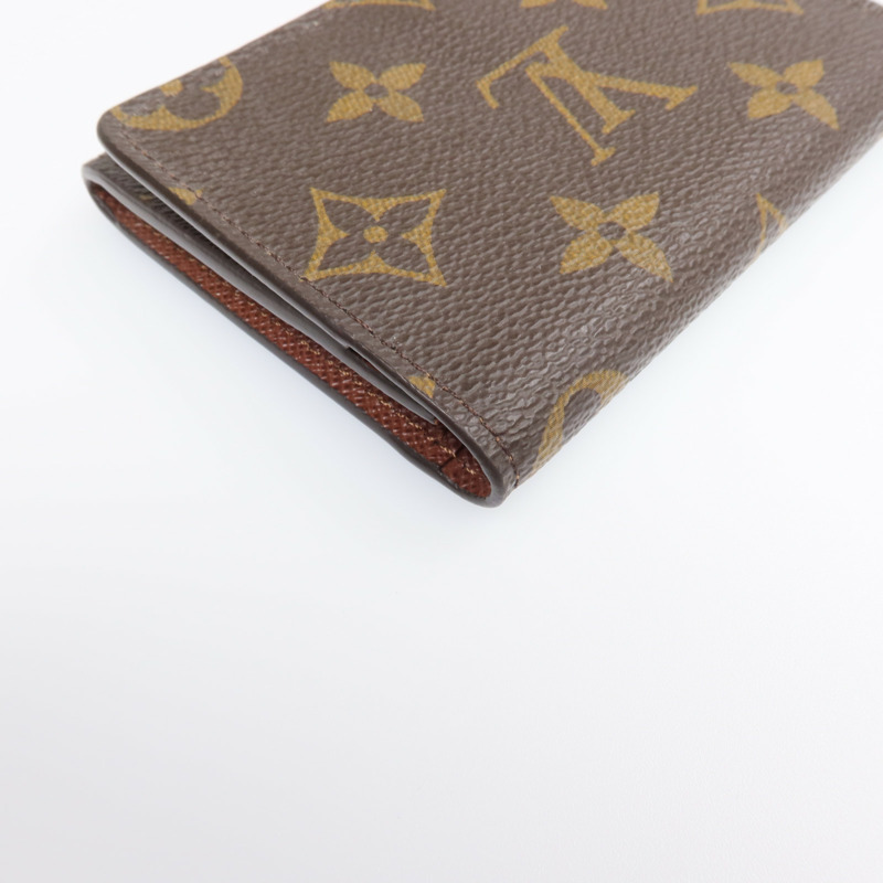 LOUIS VUITTON Monogram Enveloppe Carte De Visite金扣Card Case-8