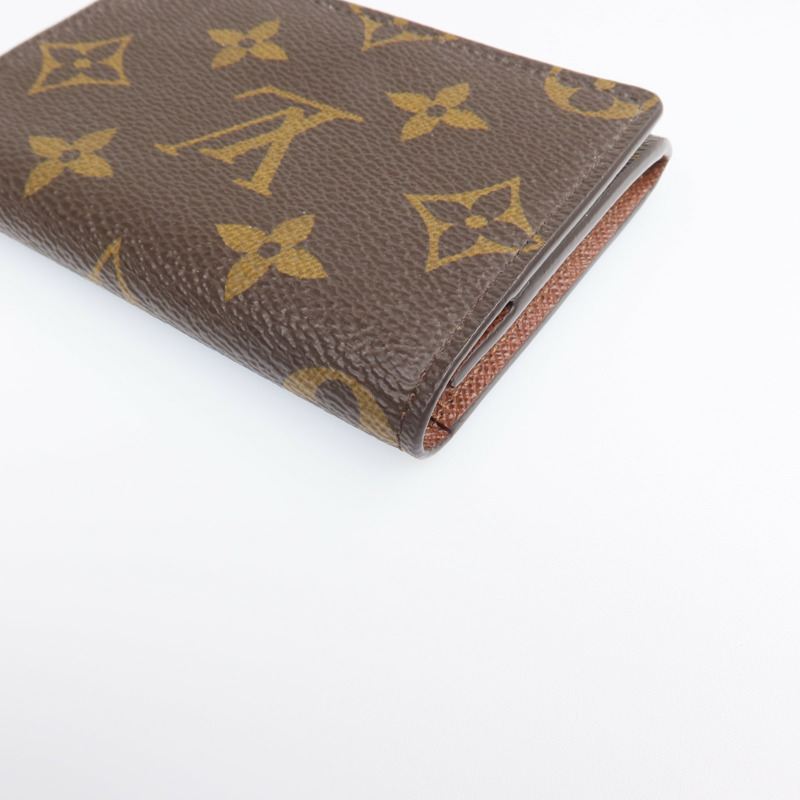 LOUIS VUITTON Monogram Enveloppe Carte De Visite金扣Card Case-9