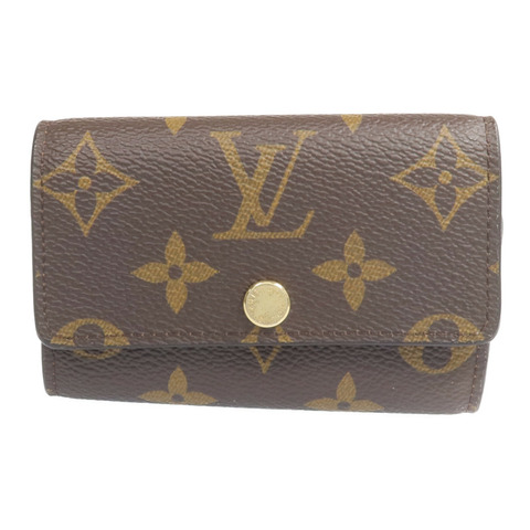 LOUIS VUITTON Monogram 6 Key Holder金扣鎖匙包