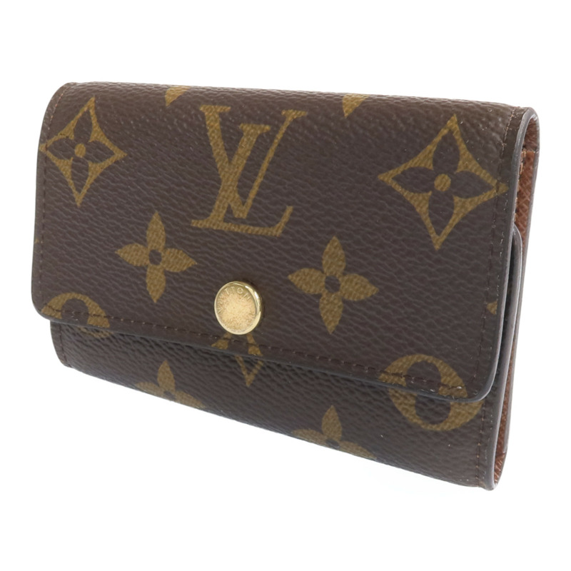LOUIS VUITTON Monogram 6 Key Holder金扣鎖匙包-2