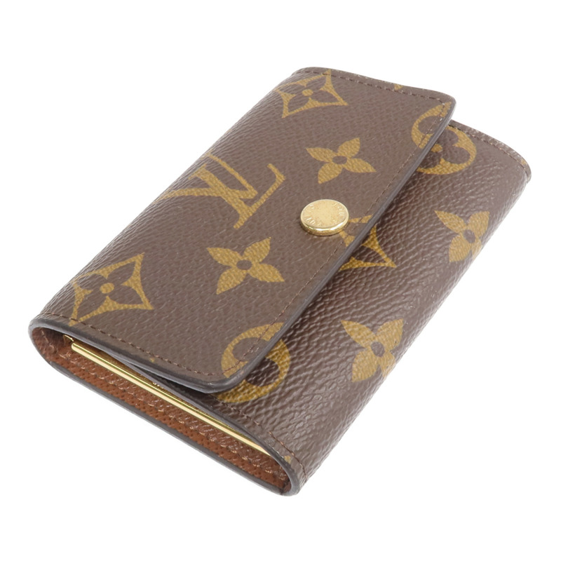 LOUIS VUITTON Monogram 6 Key Holder金扣鎖匙包-3