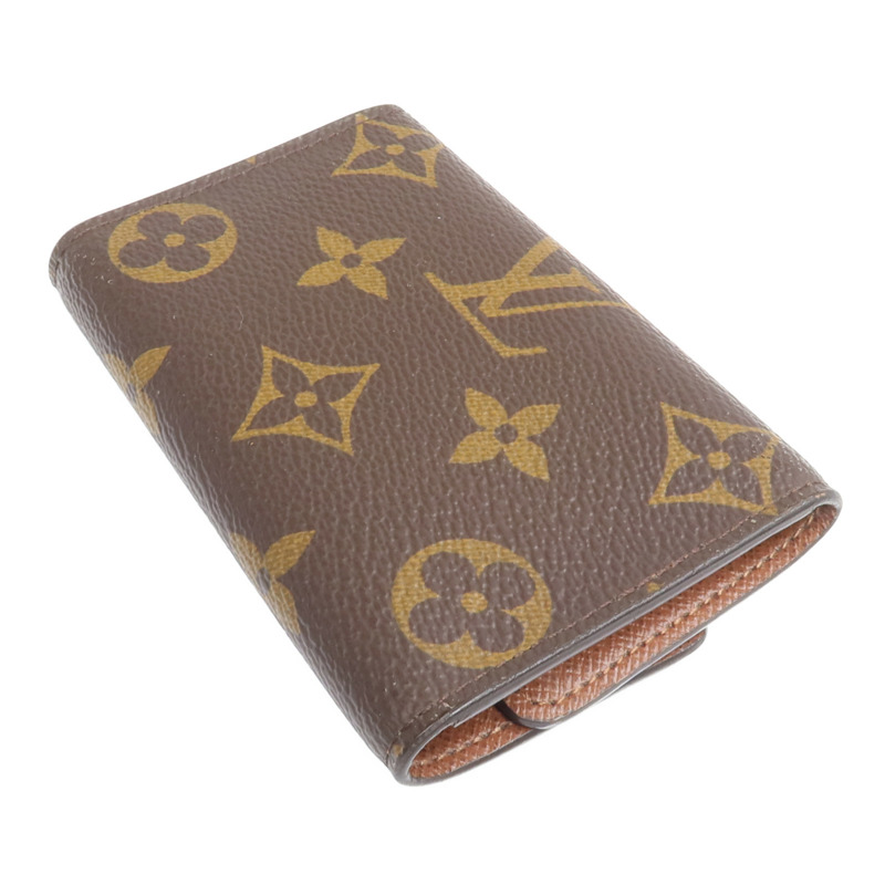 LOUIS VUITTON Monogram 6 Key Holder金扣鎖匙包-4