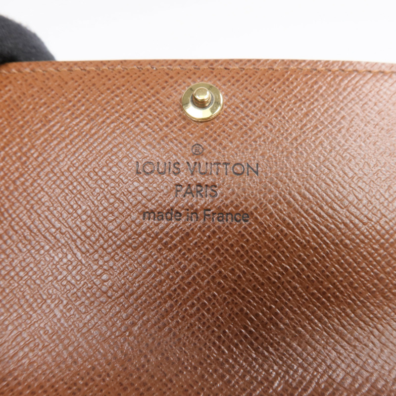 LOUIS VUITTON Monogram 6 Key Holder金扣鎖匙包-6
