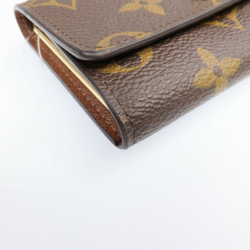 LOUIS VUITTON Monogram 6 Key Holder金扣鎖匙包-9