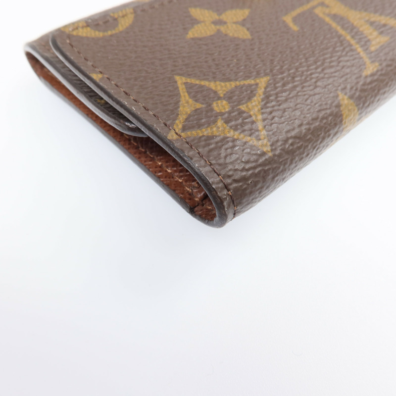 LOUIS VUITTON Monogram 6 Key Holder金扣鎖匙包-10