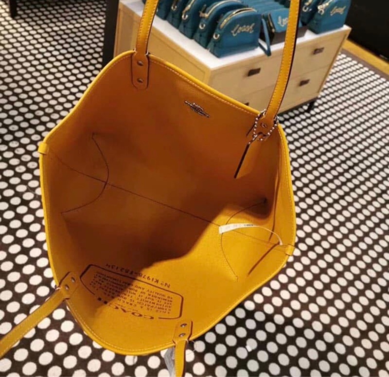 Coach 雙面用托特包 近新 大容量-5