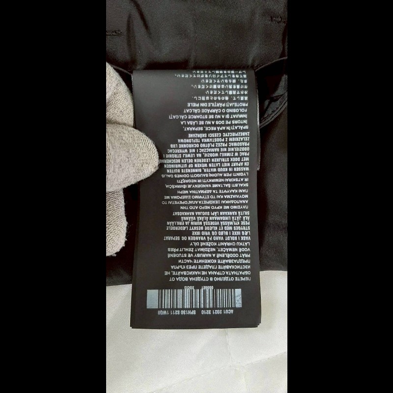 PRADA 普拉達 三角標 RE-NYLON 男黑色防風防水縮口休閒長褲50號-9