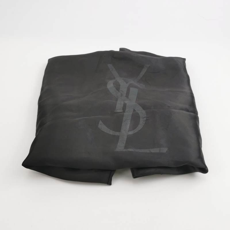 Saint Laurent Muse鴕鳥皮純色金屬鎖扣拉鏈手提包-8