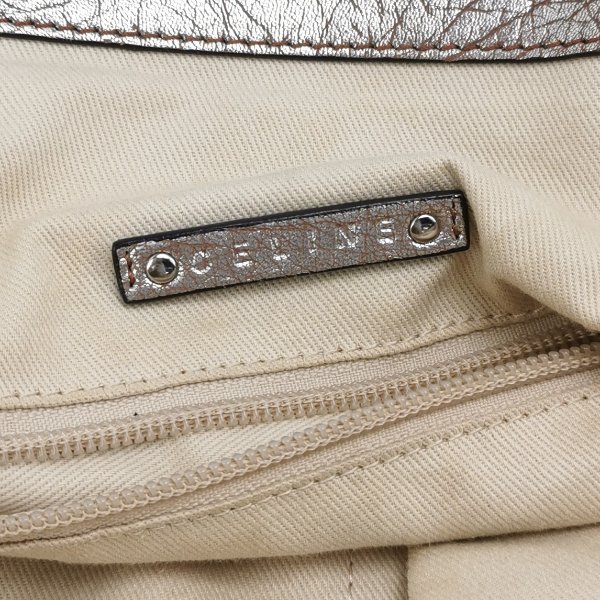 Celine羊皮字母Logo手提包單肩包-7