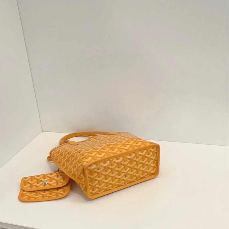 Goyard戈雅 anjou mini tote 明亮招財黃-4
