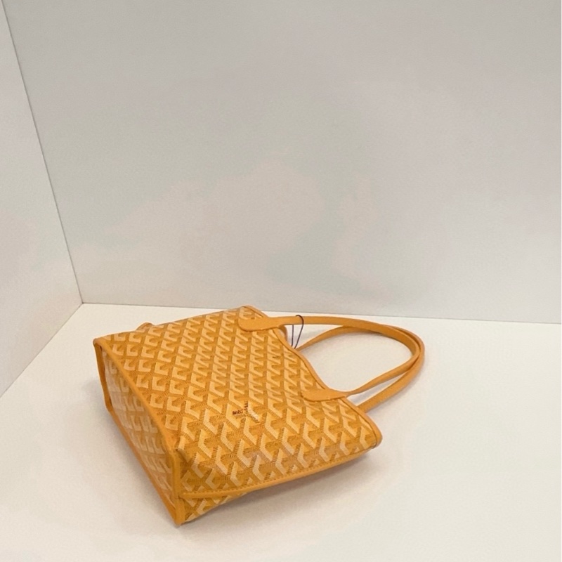 Goyard戈雅 anjou mini tote 明亮招財黃-5