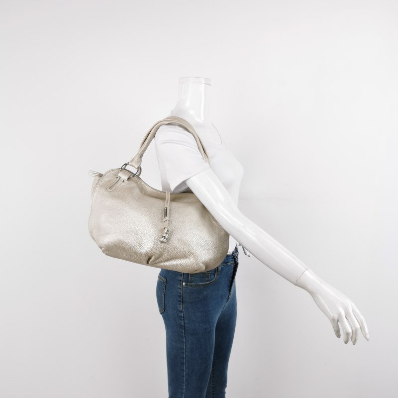 Celine Bittersweet牛皮純色字母logo搭扣單肩包-1