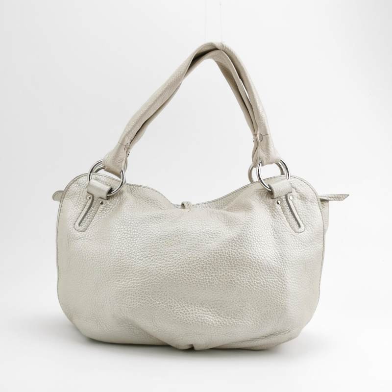 Celine Bittersweet牛皮純色字母logo搭扣單肩包-3