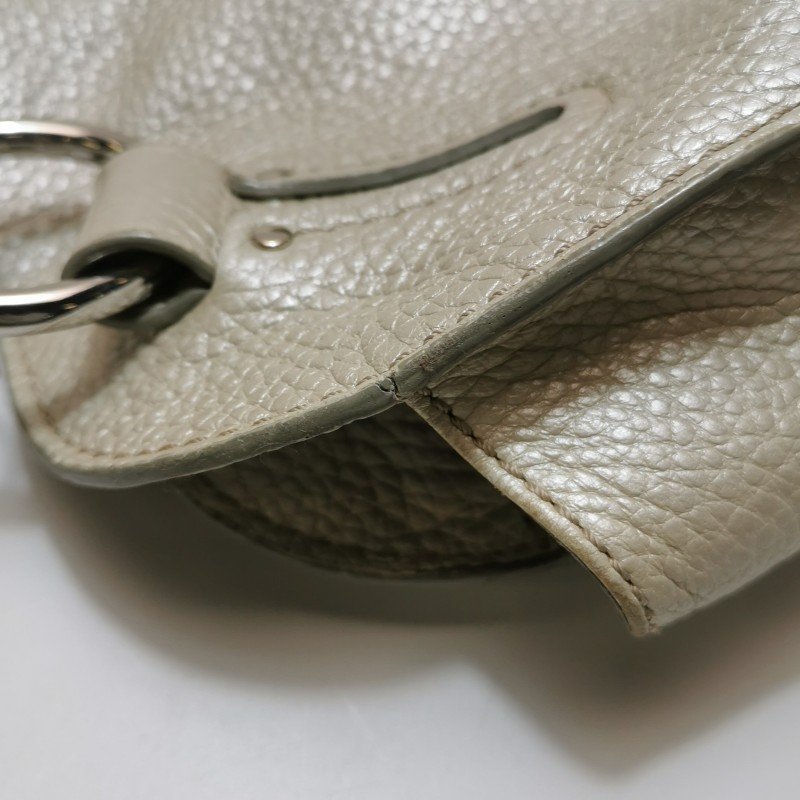 Celine Bittersweet牛皮純色字母logo搭扣單肩包-14