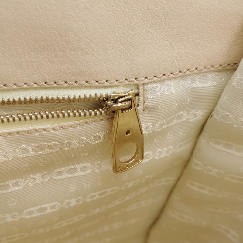 Celine牛皮拼色手提包-10