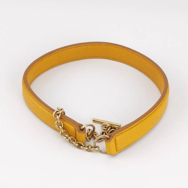 Celine羊皮純色金屬扣單肩包-6