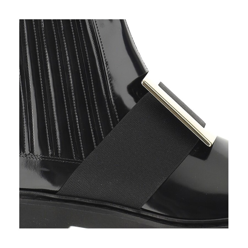 Roger Vivier 女士 Viv Rangers搭扣切爾西短靴 36  40碼跟高: 2.5cm-2