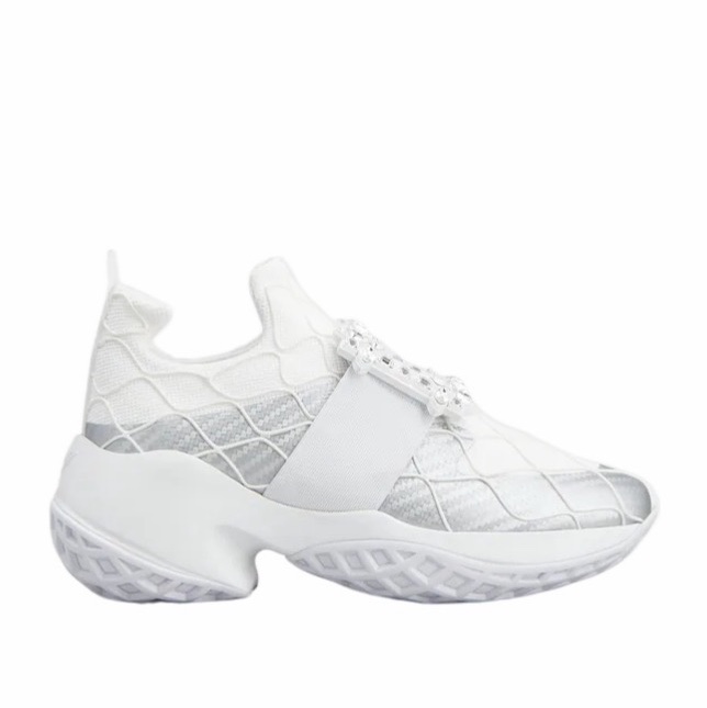 Roger Vivier 女士 Viv Run圓頭撞色休閒運動鞋36.5 37碼-7