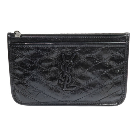 SAINT LAURENT 牛皮皮革Niki Bill Pouch手拿包