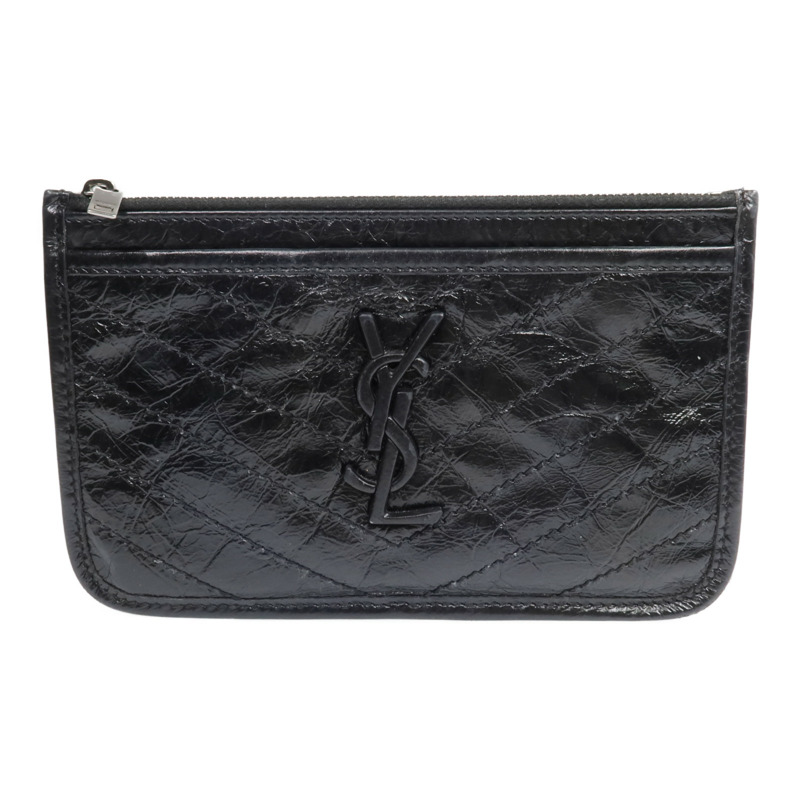 SAINT LAURENT 牛皮皮革Niki Bill Pouch手拿包-0