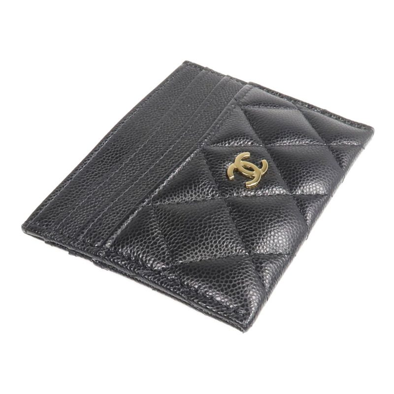 CHANEL 牛皮皮革Card Holder金扣卡片套-3