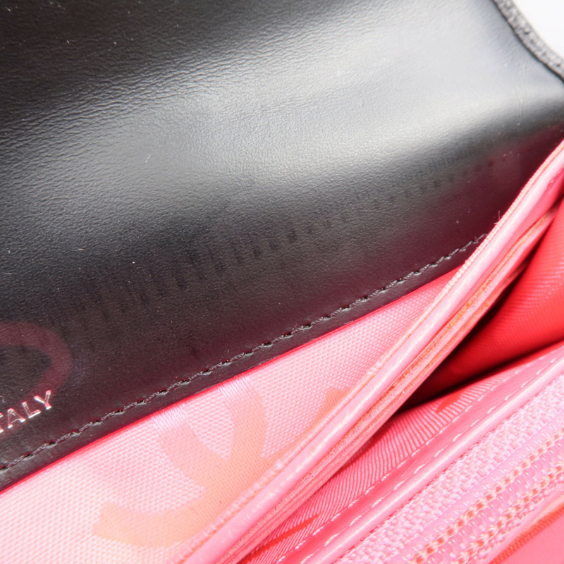 CHANEL 牛皮皮革Cambon Long Wallet銀扣長錢包-17