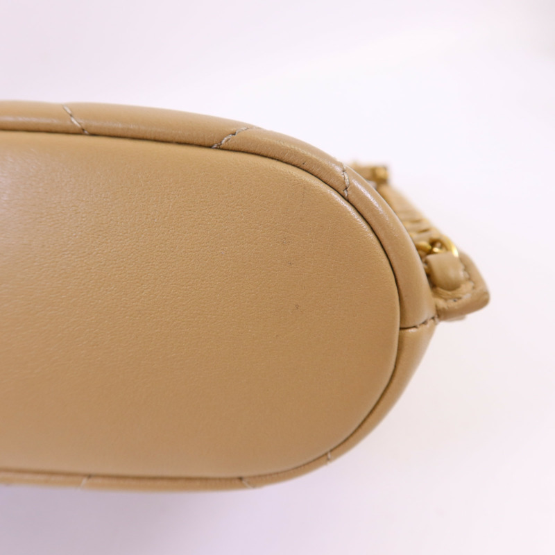 CHANEL 牛皮皮革Chain Shoulder Bag金扣鏈帶肩背袋-18