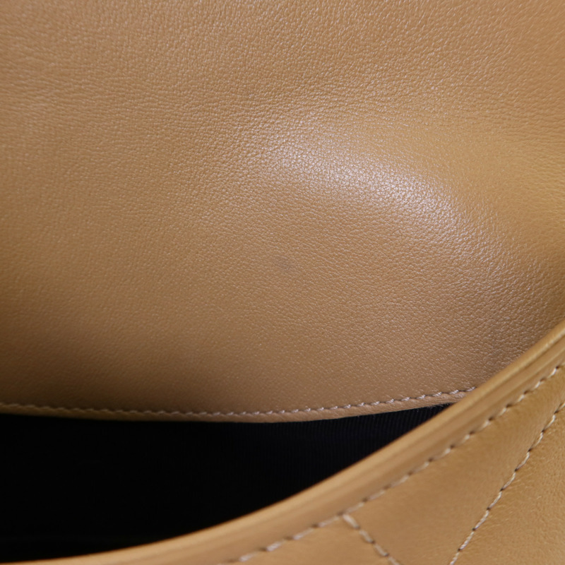 CHANEL 牛皮皮革Chain Shoulder Bag金扣鏈帶肩背袋-20