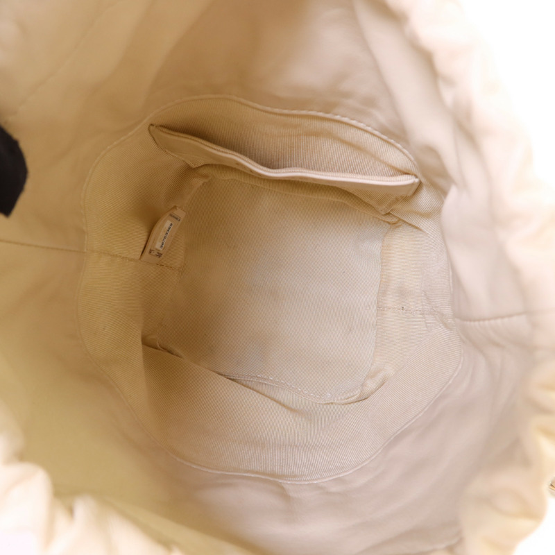 CHANEL 羊皮皮革Drawstring Bag金扣鏈帶肩背袋-4