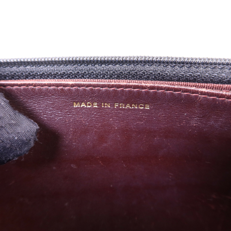 CHANEL 牛皮皮革WOC Wallet On Chain金扣鏈帶肩背袋-6
